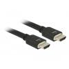 Delock HDMI kabel Zástrčka HDMI-A 5 m černá 85296 třížilový stíněný, pozlacené kontakty, 8K UHD HDMI kabel