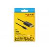 Delock DisplayPort / USB kabel USB-C ® zástrčka, Konektor DisplayPort 2 m černá 83710 pozlacené kontakty, 4K UHD Kabel USB-C