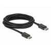 Delock DisplayPort kabel Konektor DisplayPort 1 m černá 80261 10K UHD, pozlacené kontakty, třížilový stíněný Kabel DisplayPort