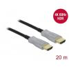 Delock HDMI kabel Zástrčka HDMI-A 20 m černá 85015 4K UHD, pozlacené kontakty HDMI kabel
