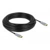 Delock HDMI kabel Zástrčka HDMI-A 20 m černá 85015 4K UHD, pozlacené kontakty HDMI kabel