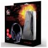 Gembird GHS-05-B Headset otevřená (On Ear) kabelová stereo černá, modrá regulace hlasitosti Gaming