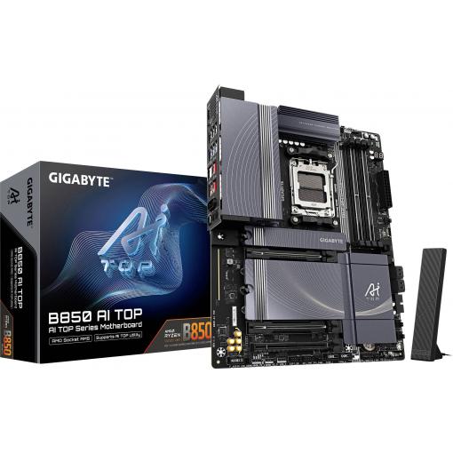 Gigabyte B850 AI TOP Základní deska Socket (PC) AMD AM5 Tvarový faktor ATX Čipová sada základní desky AMD® B850