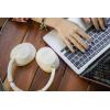 OneOdio sluchátka uzavřená (Over Ear) Bluetooth® bílá Potlačení hluku mobil