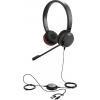 Jabra Evolve 30 II Headset otevřená (On Ear) kabelová stereo černá Potlačení hluku, Redukce šumu mikrofonu headset, regulace hlasitosti, Vypnutí zvuku