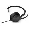 Jabra Evolve2 50 Headset otevřená (On Ear) kabelová mono černá Redukce šumu mikrofonu, Potlačení hluku headset, monofonní, Vypnutí zvuku mikrofonu, regulace