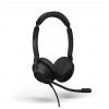 Jabra Evolve2 30 SE Headset otevřená (On Ear) kabelová stereo černá Redukce šumu mikrofonu, Potlačení hluku headset telefon