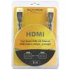 Delock HDMI kabel Zástrčka HDMI-A 5 m černá 82739 4K UHD, pozlacené kontakty, třížilový stíněný, kroucený HDMI kabel