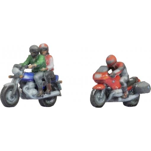 NOCH N Motocyklisté natřená, sedící