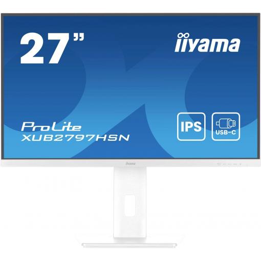 Iiyama ProLite XUB2797HSN-W2 LED monitor 68.6 cm (27 palec)1920 x 1080 Pixel, 16:9, 1 ms, IPS LED