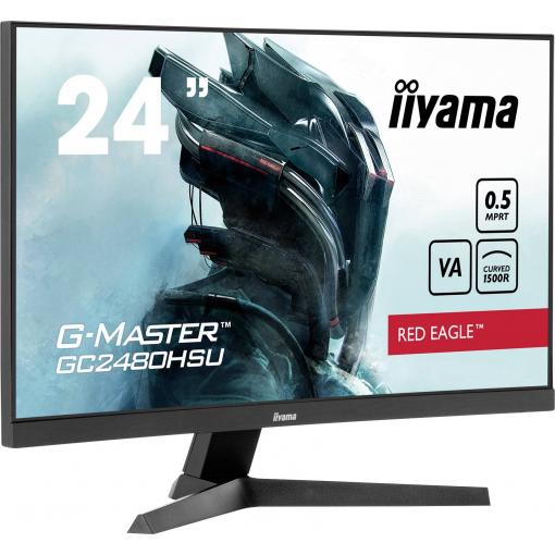 Iiyama G-Master Red Eagle GC2480HSU-B1 herní monitor 59.9 cm (23.6 palec)1920 x 1080 Pixel, 16:9, 0.5 ms, VA LCD