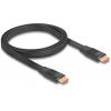 Delock HDMI kabel Zástrčka HDMI-A 5 m černá 81004 8K UHD, pozlacené kontakty, eARC HDMI kabel