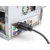 Delock sériový kabel [1x D-SUB zástrčka 9pólová - 1x D-SUB zásuvka 9pólová], 2 m, černá