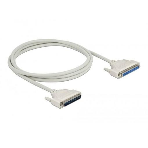Delock sériový kabel [1x D-SUB zásuvka 37pólová - 1x D-SUB zástrčka 37pólová], 2 m, béžová