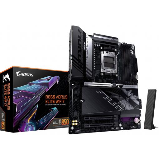 Gigabyte B850 A ELITE WF7 Základní deska Socket (PC) AMD AM5 Tvarový faktor ATX Čipová sada základní desky AMD® B850