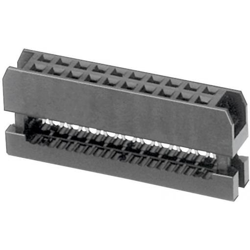 W & P Products 343-08-60-1 konektor pro ploché kabely Rastr (rozteč): 2 mm Počet pólů: 8 Počet řádků: 2 1 ks