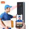 WiFi TUYA videozvonek s klávesnicí, RFID EM a biometrickou čtečkou | ZONEWAY VF2-EM