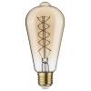 Paulmann 29242 LED E27 kulatý tvar 4.2 W jantar (Ø x v) 64 mm x 143 mm 1 ks
