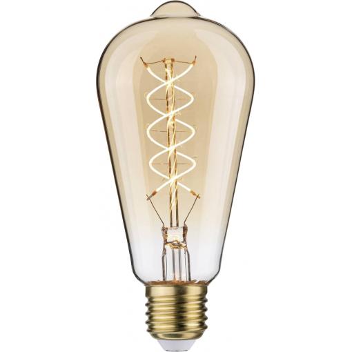 Paulmann 29242 LED E27 kulatý tvar 4.2 W jantar (Ø x v) 64 mm x 143 mm 1 ks