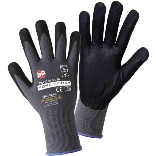Leipold Doehle FOAM Nylon NITRILE 1158-9 nylon pracovní rukavice Velikost rukavic: 9, L CAT II 1 pár