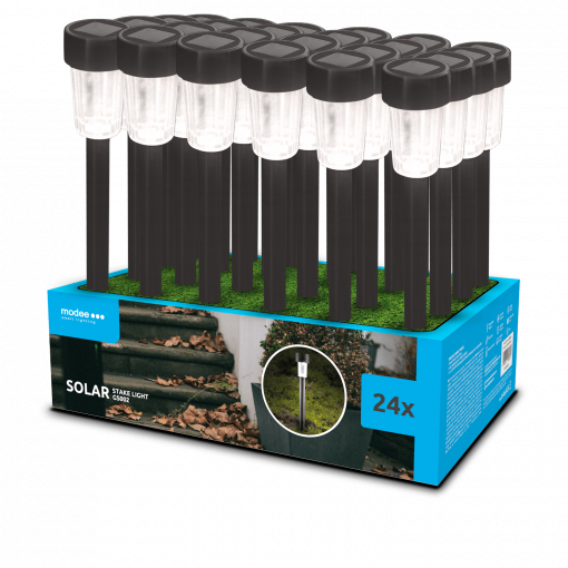 svít.solar.ML-GS002 LED zápich 31cm černý