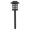 svít.solar.ML-GS005 LED zápich 38cm Lucerna černá