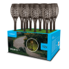 svít.solar.ML-GS013 LED zápich 50cm Lucerna černá