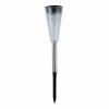 svít.solar.ML-GS020 LED zápich 35cm Torch nerez