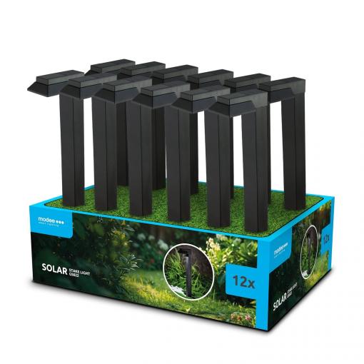 svít.solar.ML-GS022 LED zápich 45cm Hammer černý