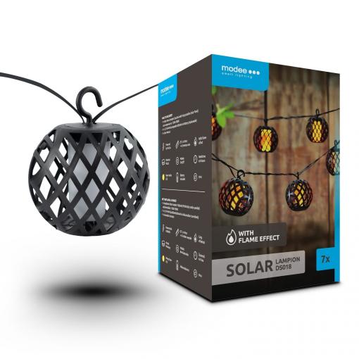svít.solar.ML-DS018 LED sada Koule 7ks černá