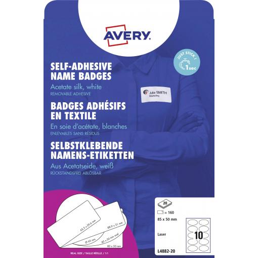 Avery-Zweckform L4882-20 štítek se jménem Kennzeichnungsetiketten (š x v) 85 mm x 50 mm 200 ks