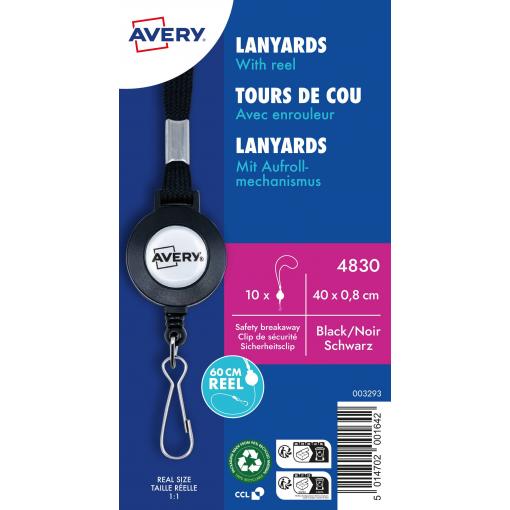 Avery-Zweckform 4830 textilní páska (d x š) 440 mm x 10 mm 10 ks