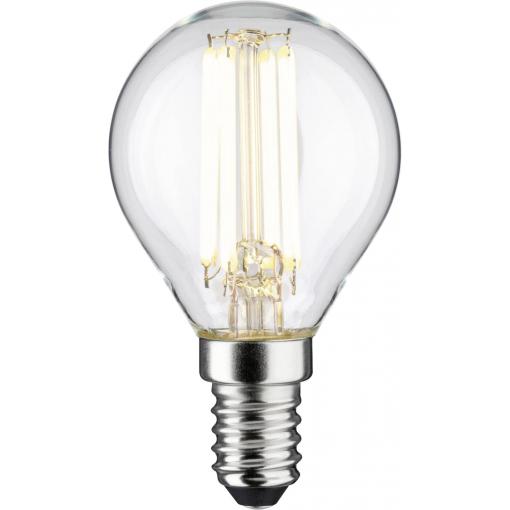 Paulmann 29202 LED Energetická třída (EEK2021) A (A - G) E14 kapkový tvar 4 W teplá bílá (Ø x v) 45 mm x 78 mm 1 ks