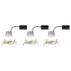 Paulmann 92407 Nova Coin LED vestavné svítidlo, LED, 6 W, zlatá (matná), sada 3 ks