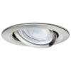 Paulmann 92456 Nova Coin LED vestavné svítidlo, LED, 2.8 W, železo (kartáčované), sada 3 ks