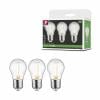 Paulmann 29215 LED Energetická třída (EEK2021) A (A - G) E27 kapkový tvar 2.5 W teplá bílá (Ø x v) 45 mm x 80 mm 3 ks