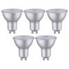 Paulmann 29235 LED Energetická třída (EEK2021) E (A - G) GU10 žárovka 4.9 W teplá bílá (Ø x v) 51 mm x 54 mm 5 ks