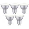 Paulmann 29235 LED Energetická třída (EEK2021) E (A - G) GU10 žárovka 4.9 W teplá bílá (Ø x v) 51 mm x 54 mm 5 ks