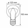 Paulmann 29240 LED E27 kulatý tvar 4 W jantar (Ø x v) 123 mm x 163 mm 1 ks