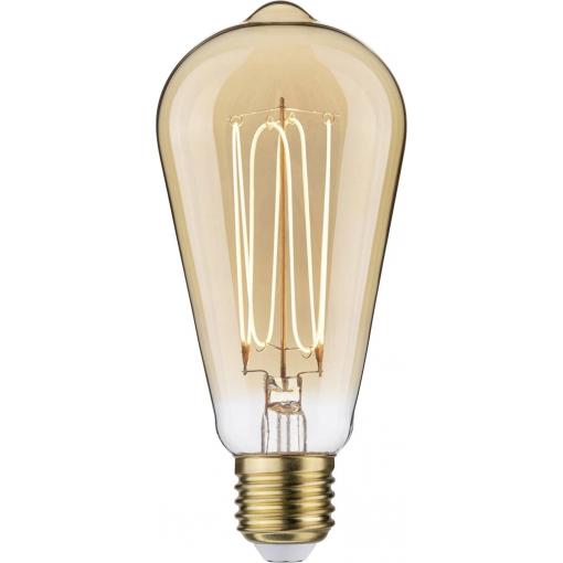 Paulmann 29241 LED E27 kulatý tvar 4.2 W jantar (Ø x v) 64 mm x 143 mm 1 ks