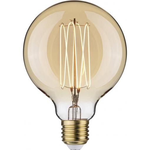 Paulmann 29245 LED E27 kulatý tvar 4.2 W jantar (Ø x v) 95 mm x 135 mm 1 ks