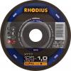 Rhodius 208700 řezný kotouč rovný 125 mm 1 ks ocel