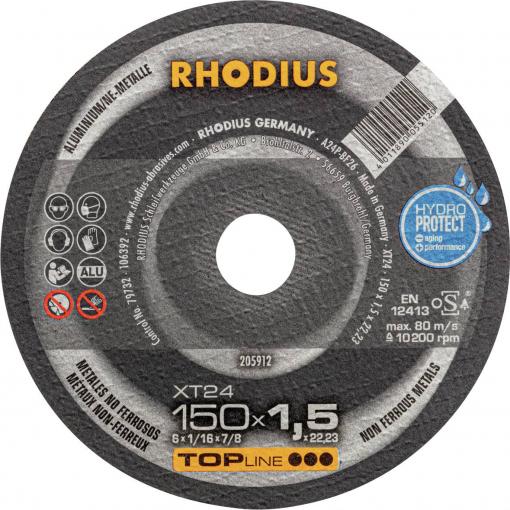 Rhodius 205912 řezný kotouč rovný 150 mm 1 ks neželezné kovy