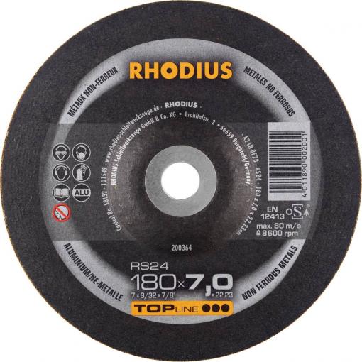 Rhodius 200364 Ohrubovací kotouč Průměr 180 mm Ø otvoru 22.23 mm ocel 1 ks