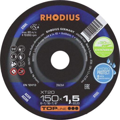 Rhodius 206264 řezný kotouč rovný 150 mm 1 ks ocel