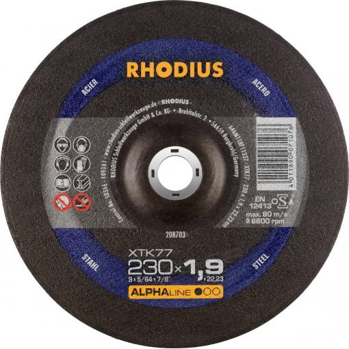 Rhodius 208703 řezný kotouč lomený 230 mm 1 ks ocel