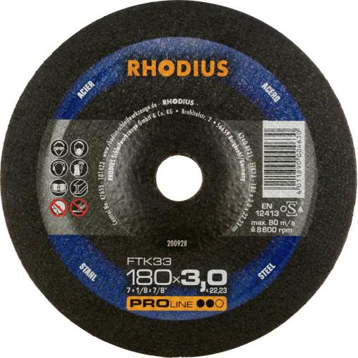 Rhodius 200928 řezný kotouč lomený 180 mm 1 ks ocel