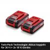 Einhell 4511631 18V 3Ah PXC Plus Twinpack náhradní akumulátor pro elektrické nářadí 18 V 3000 mAh Li-Ion