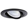 Paulmann 92457 Nova Coin LED vestavné svítidlo, LED, 2.8 W, černá (matná), sada 3 ks