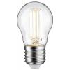 Paulmann 29211 LED Energetická třída (EEK2021) A (A - G) E27 kapkový tvar 2.5 W teplá bílá (Ø x v) 45 mm x 80 mm 1 ks